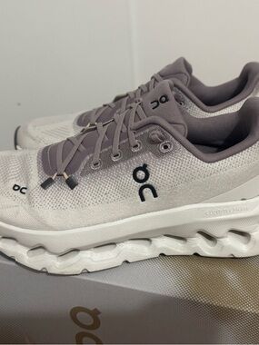 On Cloudtec Cloudnova Women’s Sneakers in Light Gray and Lavender